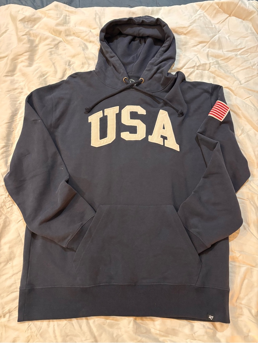 ‘47 Brand Navy “USA”, Hoodie